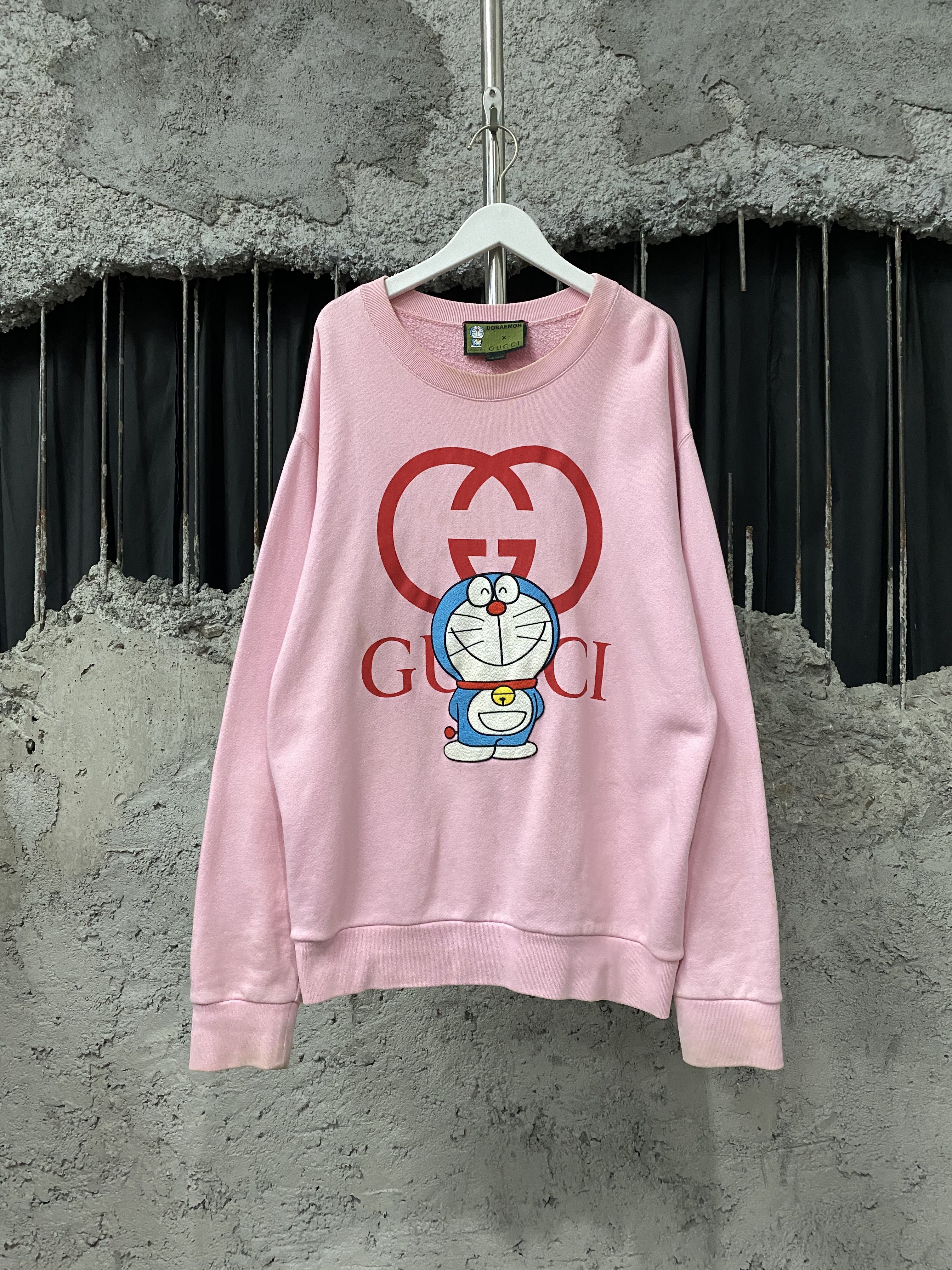 90新 GUCCI/古驰 卫衣/m码 休闲宽松时尚潮流圆领长袖图案