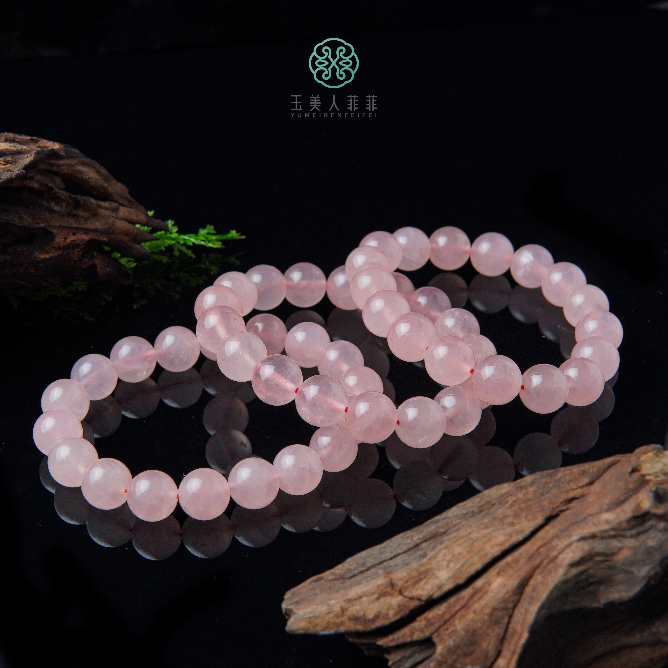 菲菲珠宝好~水晶单圈圆珠手串约11mm/多样性发一
