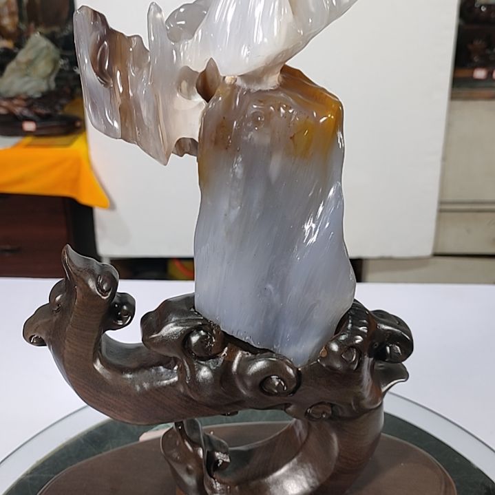 韦*树化玉家居摆件