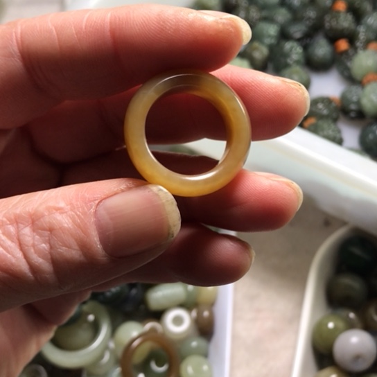 和田玉戒指未镶嵌忆**城