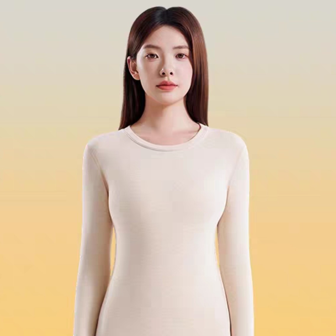 保暖内衣女德绒加绒加厚双面磨绒秋衣秋裤内穿打底秋冬