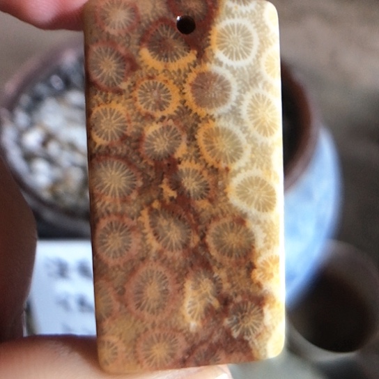 硅化玉吊坠未镶嵌