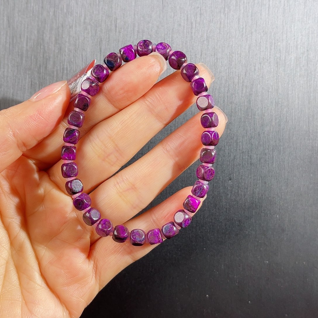 苏纪石（舒俱来）南非舒俱来老矿料手串未镶嵌