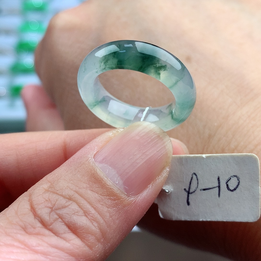 未镶嵌戒指翡翠9-10号