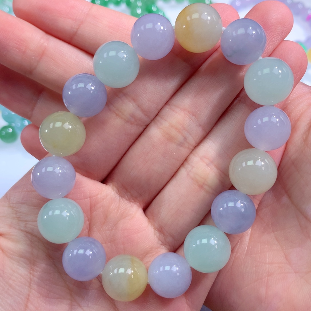 未镶嵌手链翡翠翡翠