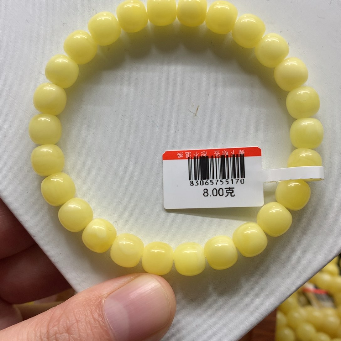 蜜蜡手链未镶嵌蜜蜡