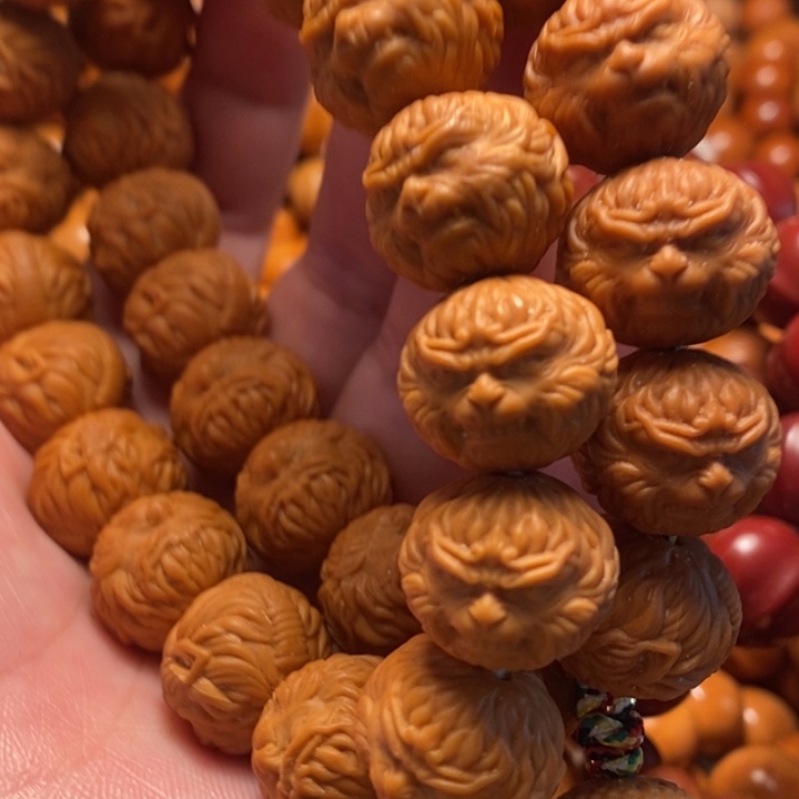 【闪购商品】猴头核桃手串陈*果悟空