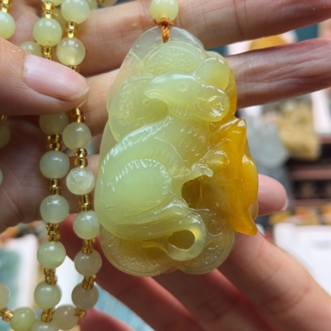 岫玉挂件未镶嵌挂件