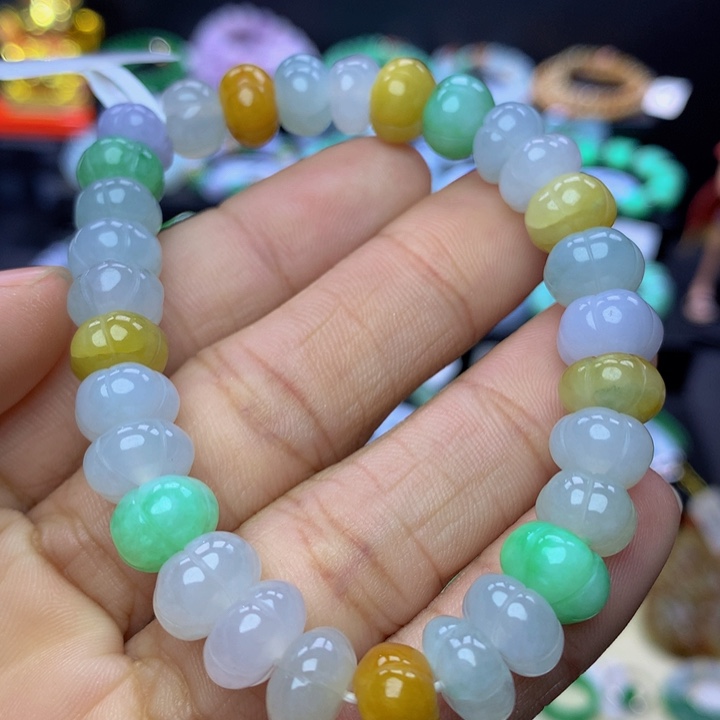 翡翠手链未镶嵌翡翠 10.5 