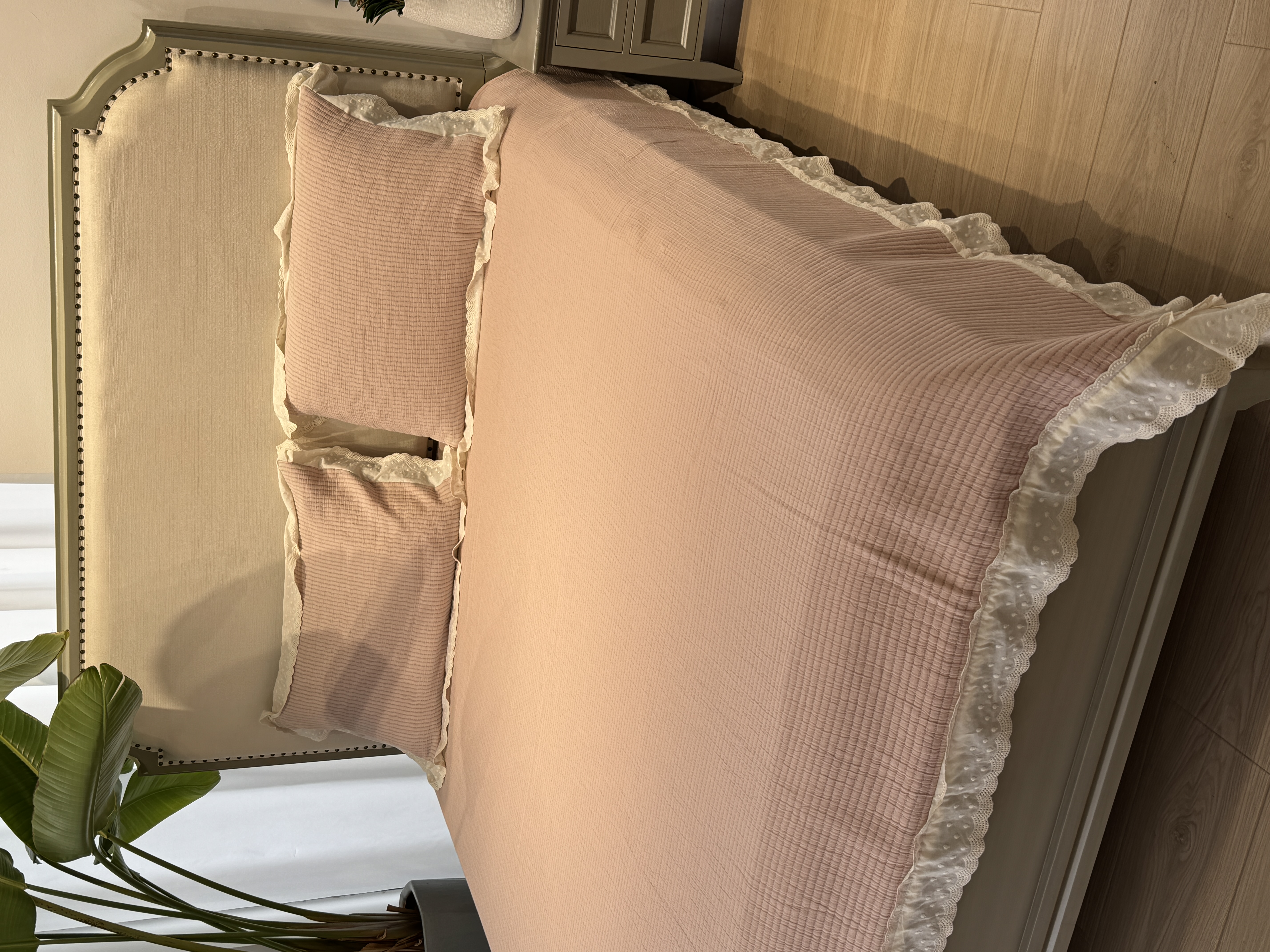 【XFHZ】2025夏季上新A类全棉纯色床盖三件套