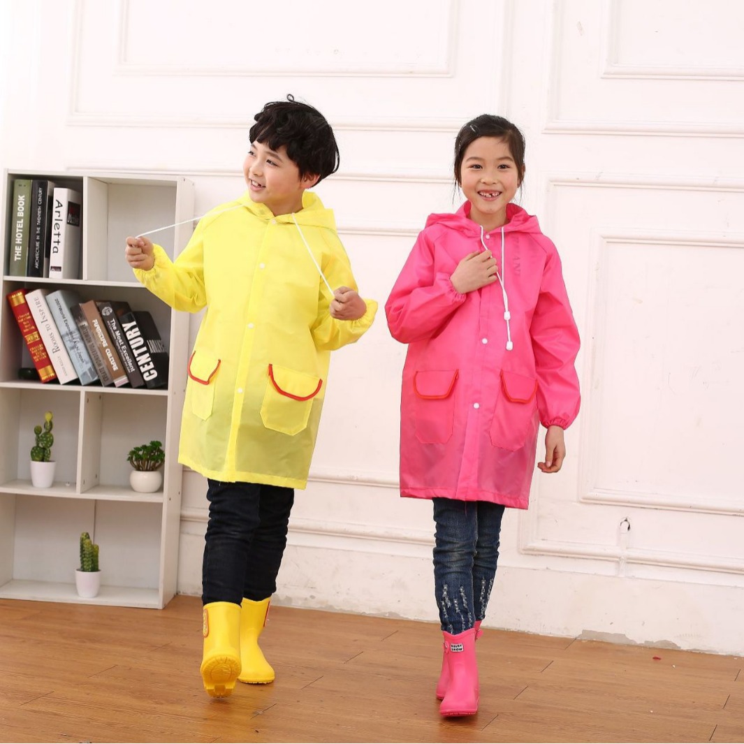 男童雨披幼儿园宝宝防雨服连体女童儿童雨衣小朋友小孩女孩雨衣