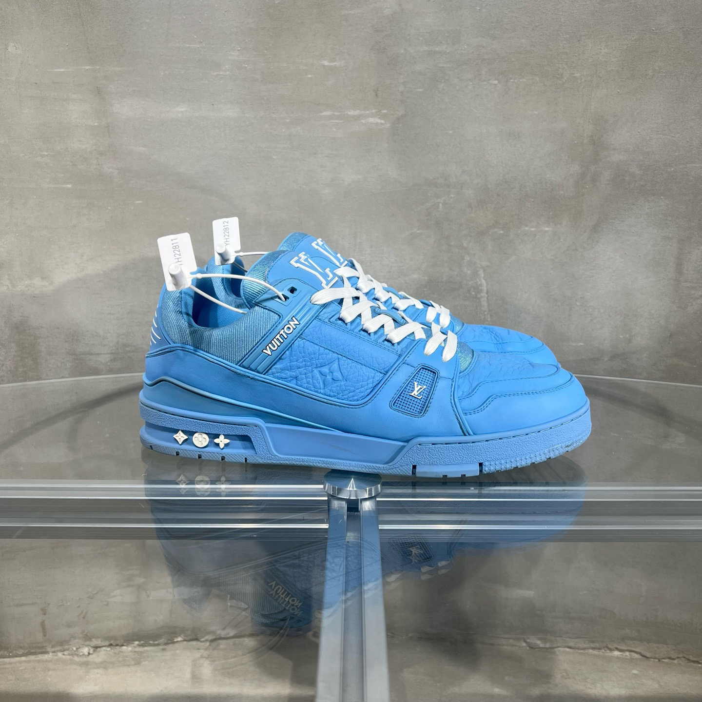 95新 LouisVuitton/路易威登 Trainer 蓝色艺术馆 45码 YH22811