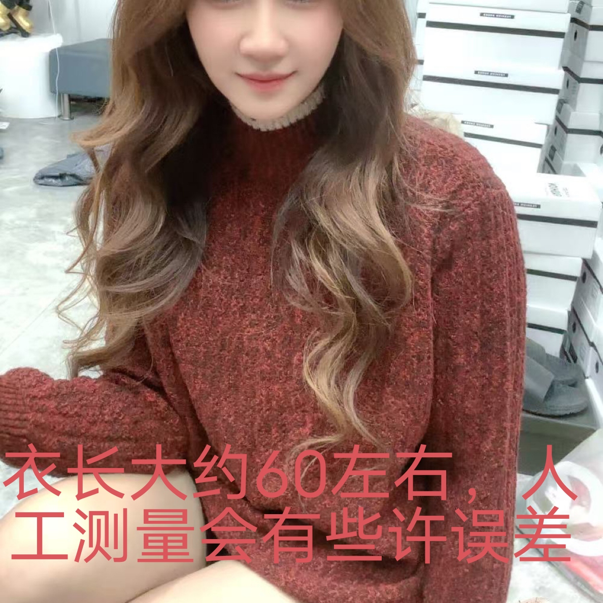 8331秋季新款时尚拼色简约大气针织衫