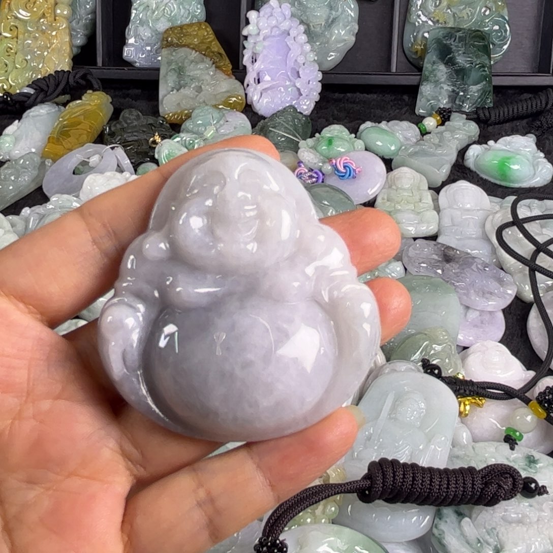 不***财翡翠未镶嵌吊坠(不含链)