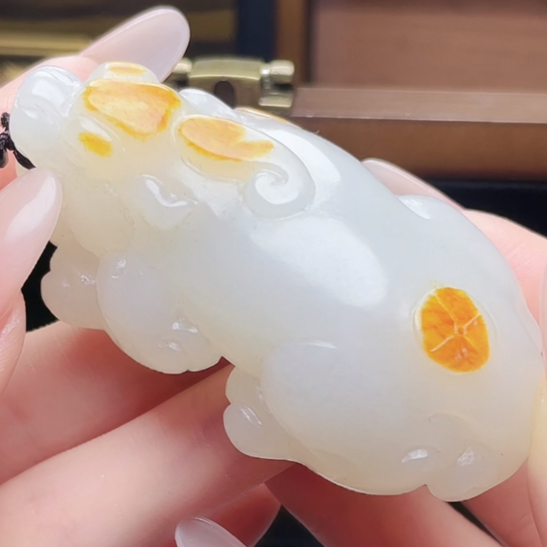 和田玉玉石挂件T1214拍一发一