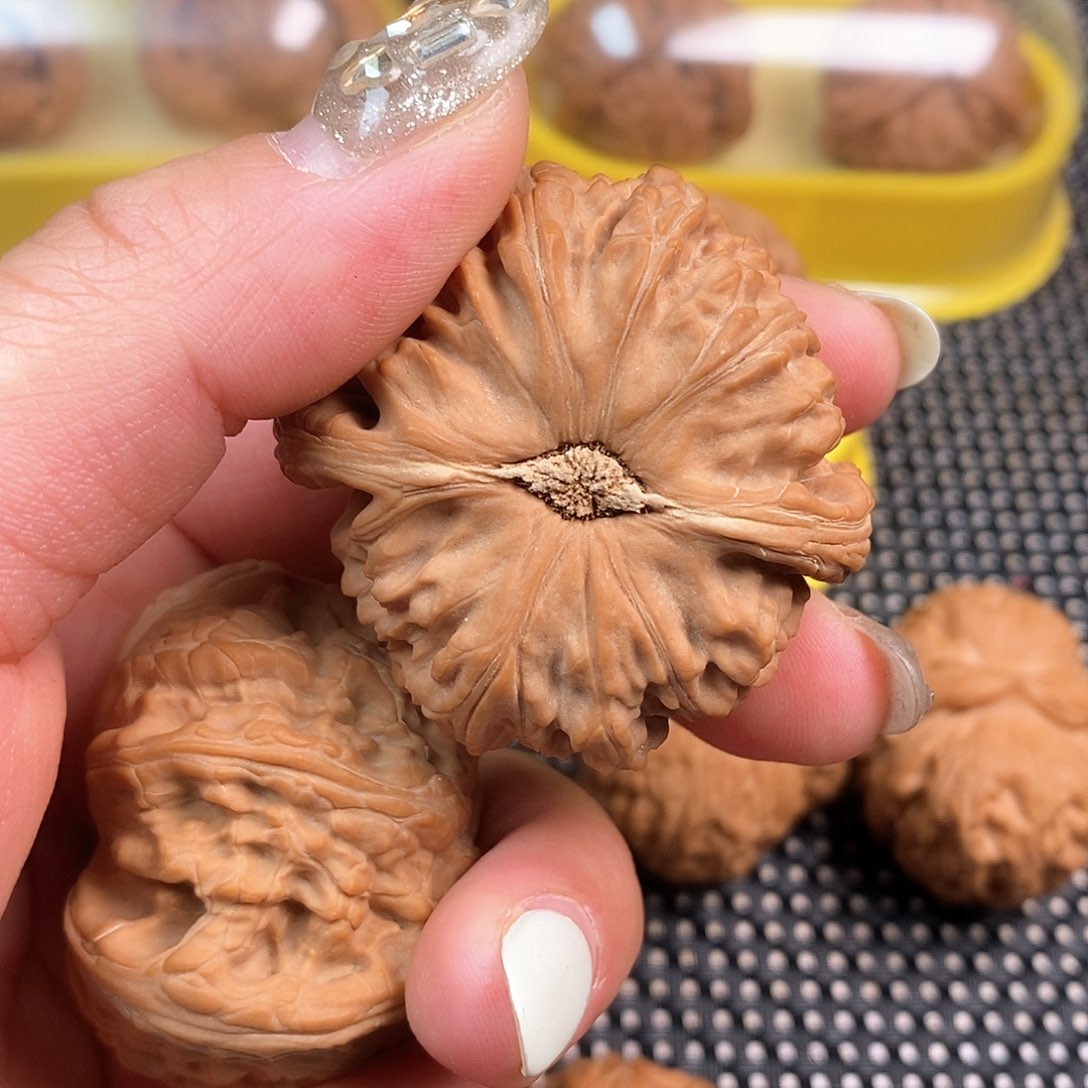 文玩核桃吊坠中***家46尺白狮子