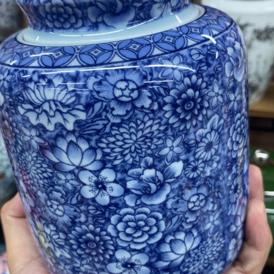 瓷片陶瓷茶叶罐密封罐