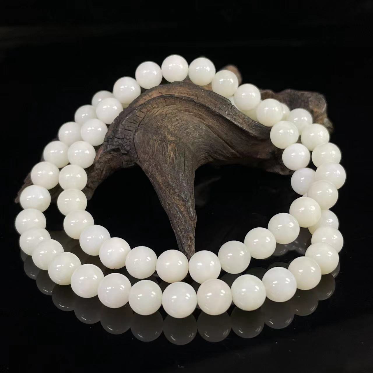 A894 和田玉珠链 YS434863