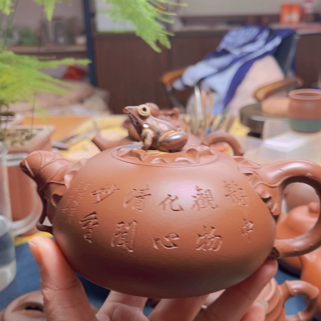 紫砂茶壶大****?清水泥荷趣430毫升