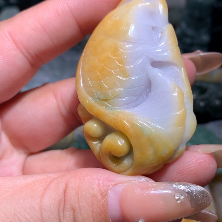 翡翠未镶嵌颈饰保真天然A货翡翠