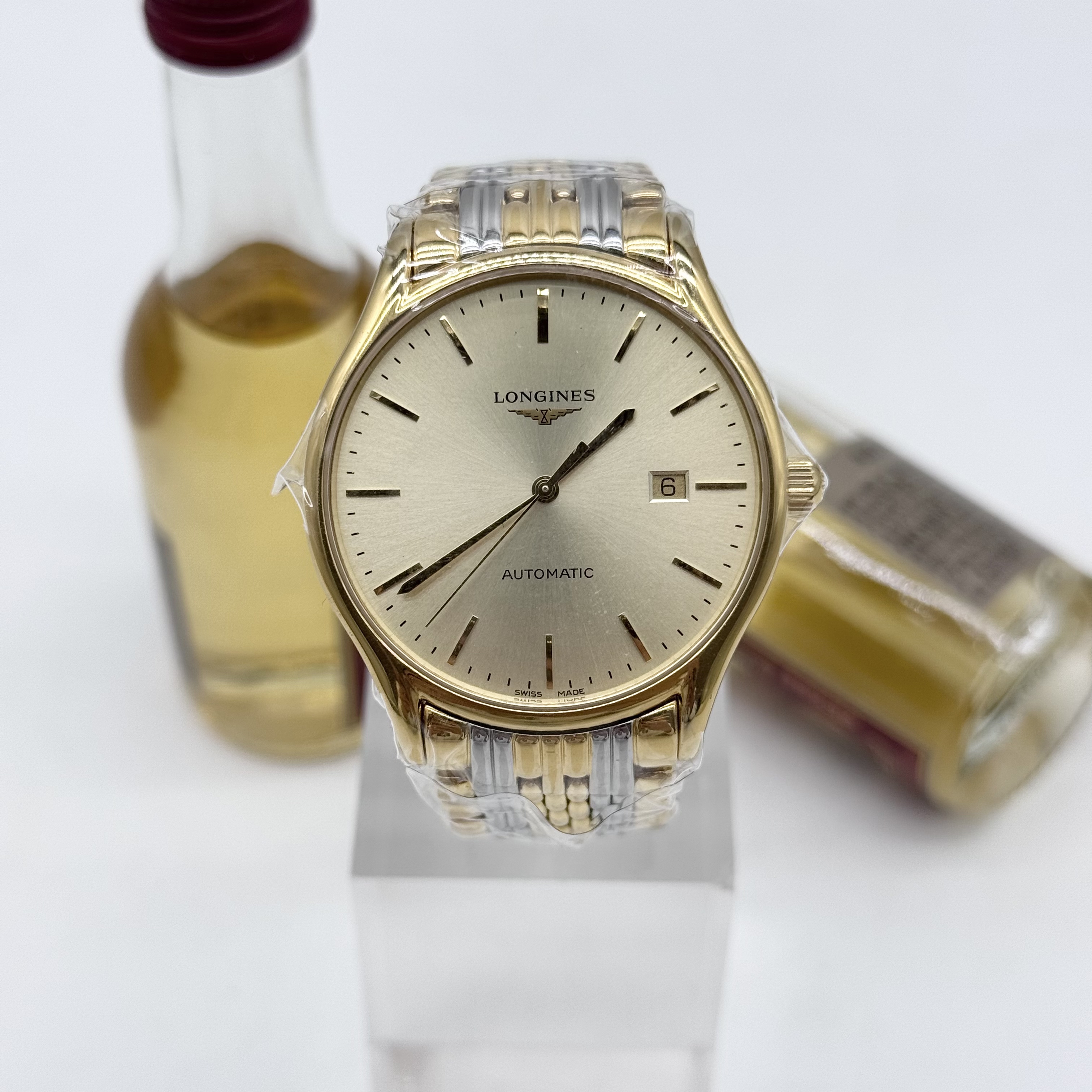 99新 Longines/浪琴 律雅系列 自动机械 精钢 40mm 24全