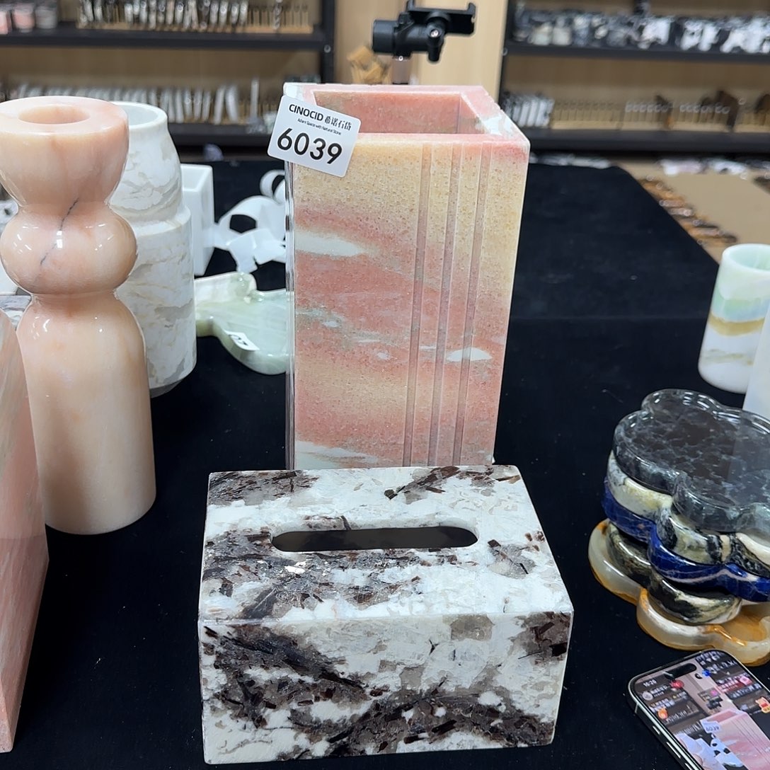 番**寶6039花瓶纸巾盒两件套福利