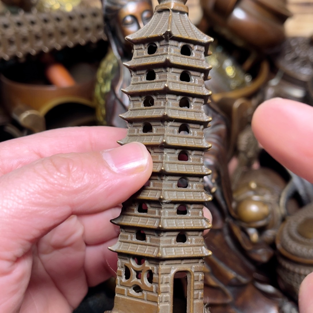 铜摆件手把件便宜漏