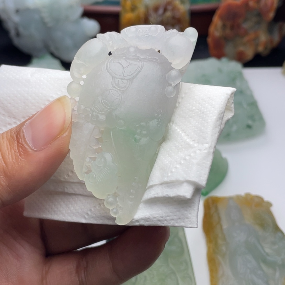 定制翡翠未镶嵌大钳子