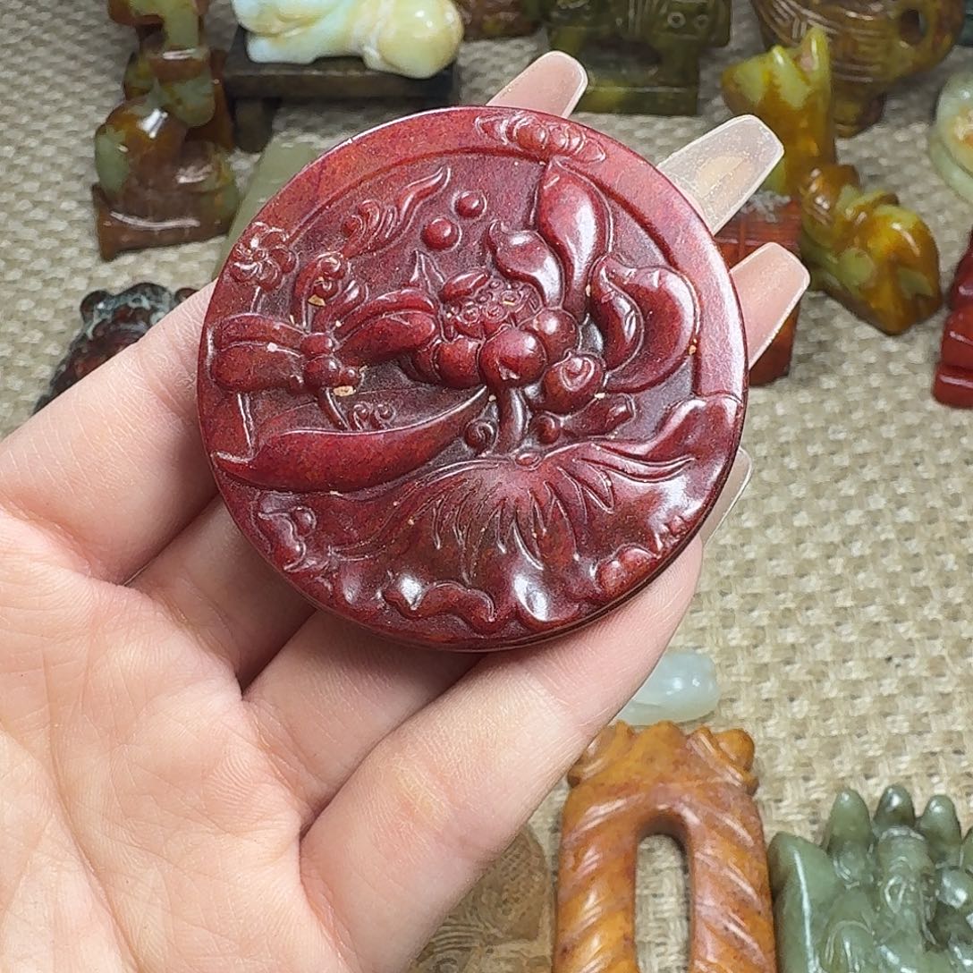 白玉菩提吊坠挂件