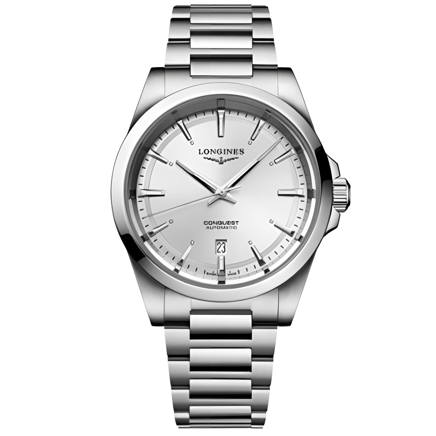 99新 Longines/浪琴 24年康卡斯系列/悦动/41mm/白盘/男士