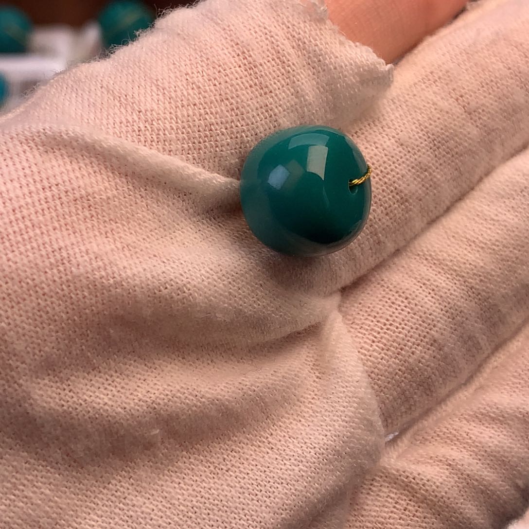 绿松石未镶嵌配饰蕊12.7*10.5