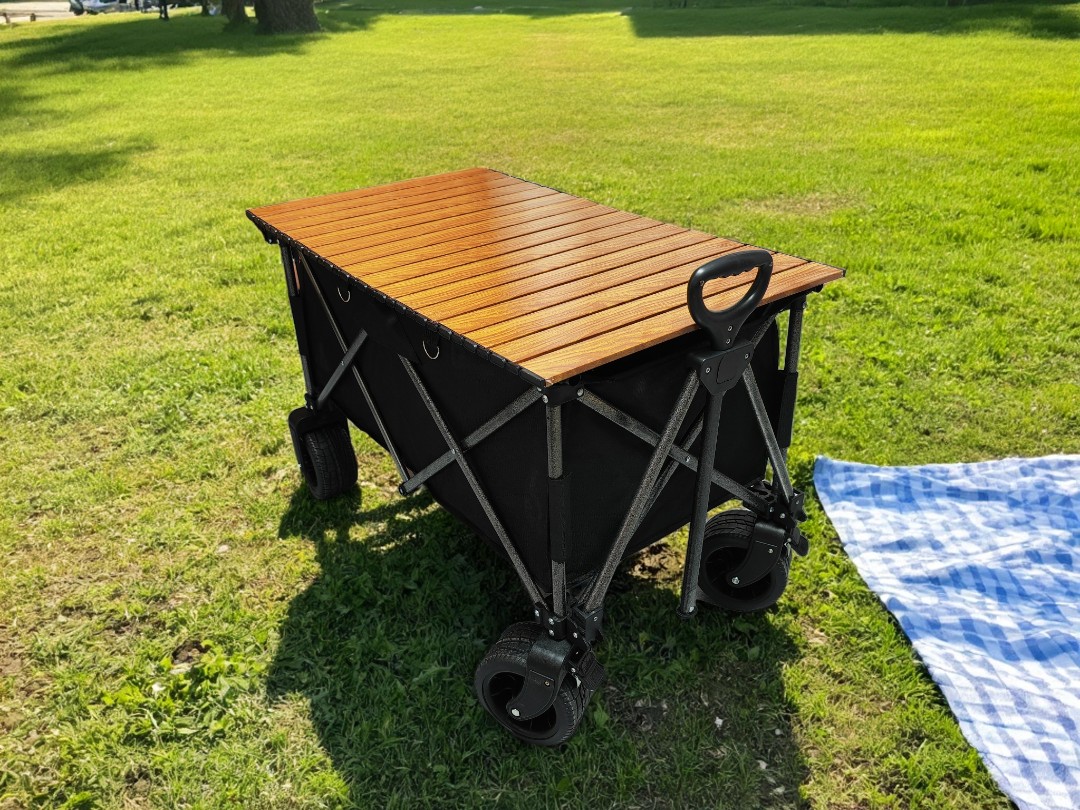 户外蛋卷折叠便携桌露营车桌面野外自驾旅游烧烤摆摊露营野餐桌