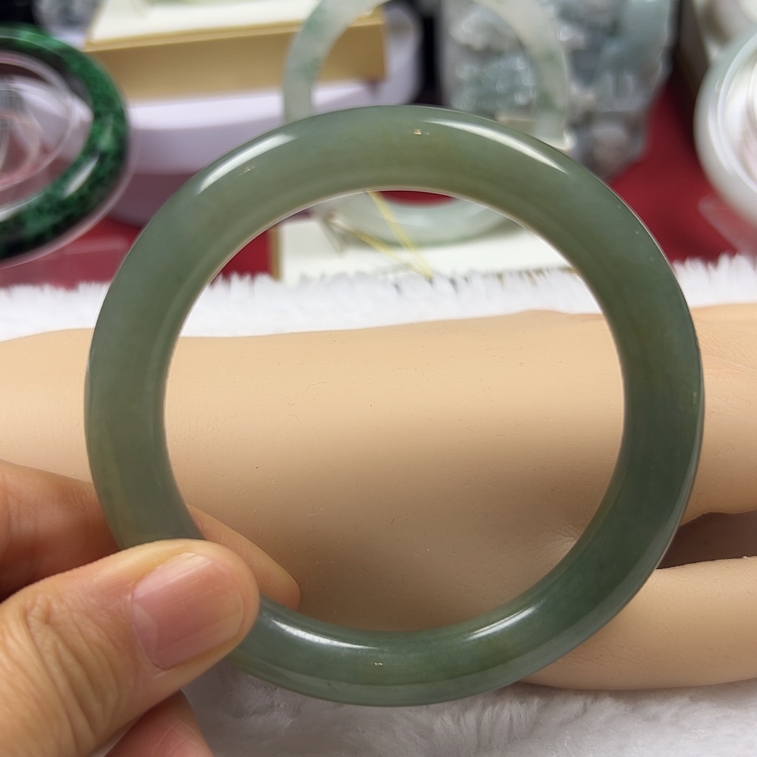 未镶嵌手镯翡翠缅甸天然A货翡翠南齐老坑料手镯