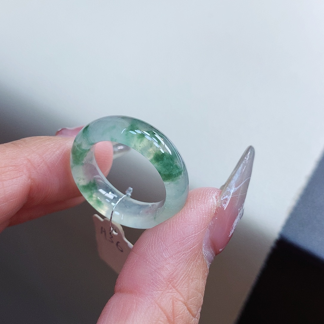 翡翠戒指未镶嵌15号