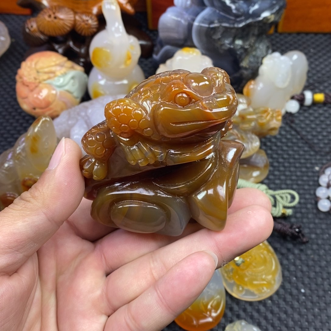 玛瑙/玉髓手把未镶嵌