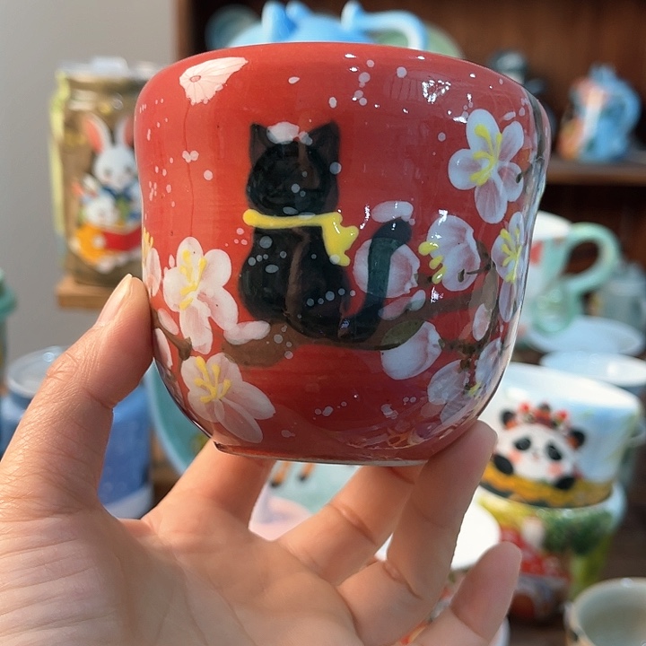 陶景德镇釉下手绘陶瓷 