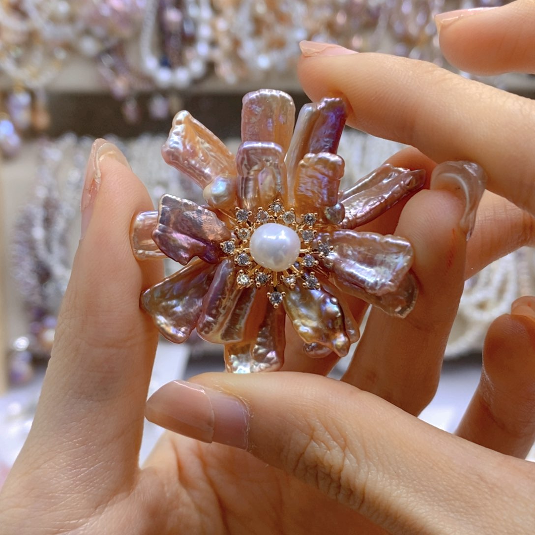 淡水珍珠耳饰未镶嵌