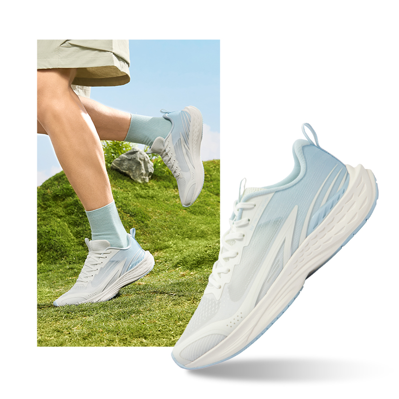 情侣款男女休闲运动跑鞋舒适减震透气网面轻便跑步鞋百搭旅游鞋