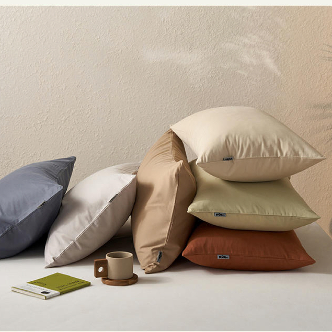 单枕套-2026新款100支全棉纯色磨毛单品爆款家用宿舍柔软