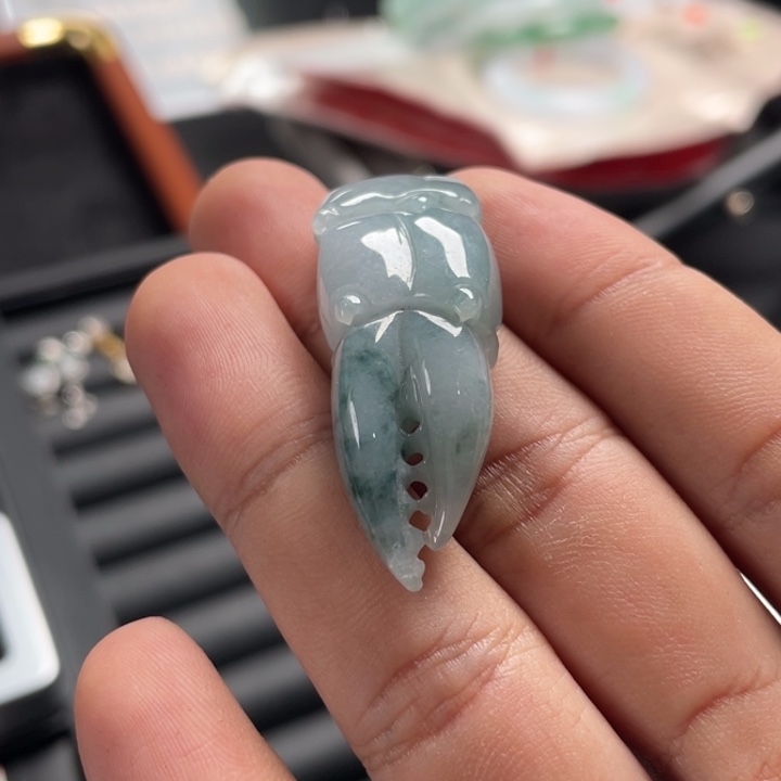 翡翠未镶嵌挂件翡翠首饰