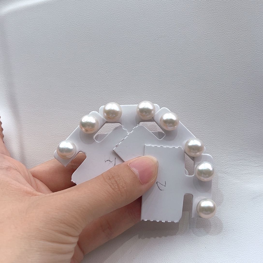 银S925镶嵌淡水珍珠耳饰