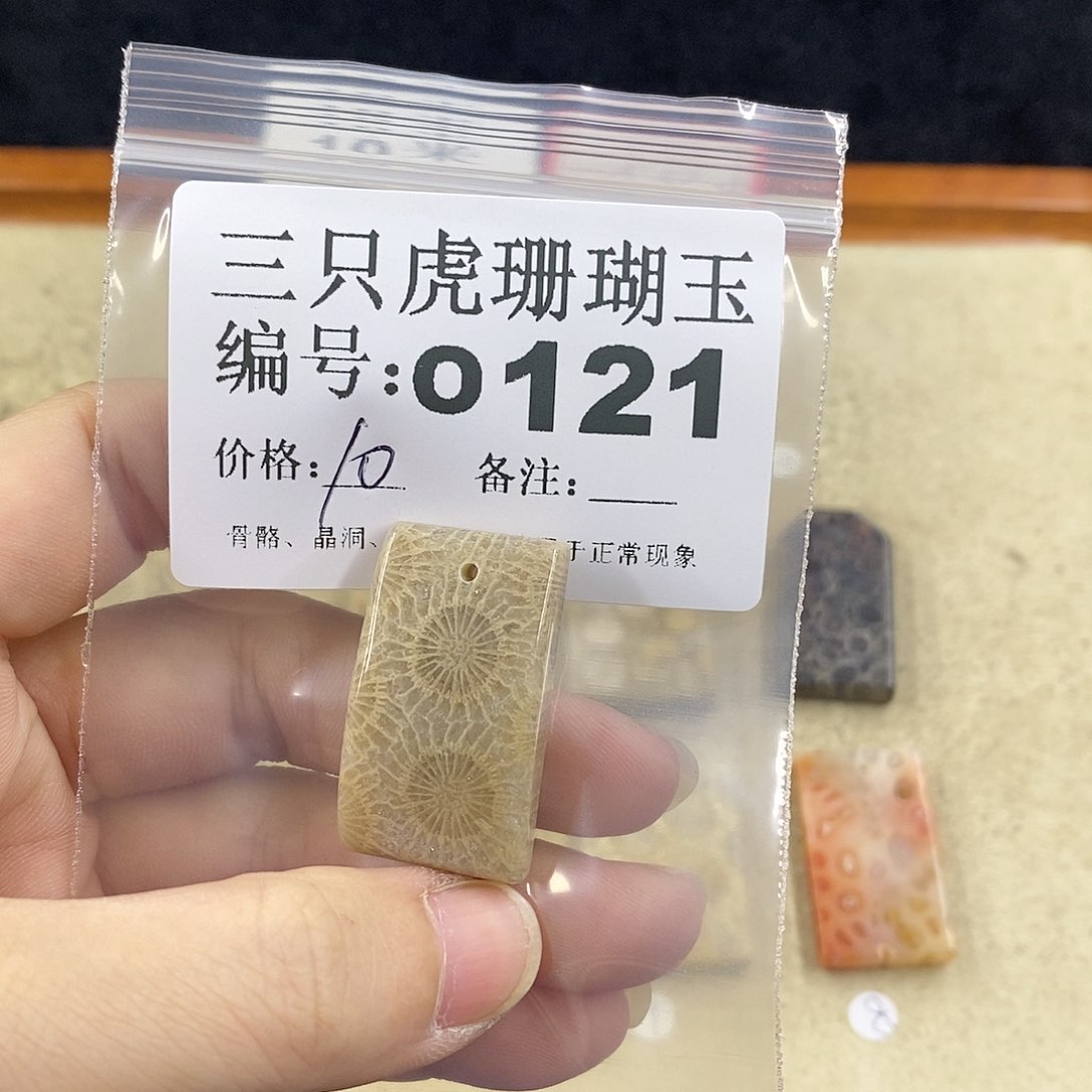 硅化珊瑚（珊瑚玉）1未镶嵌爱****子