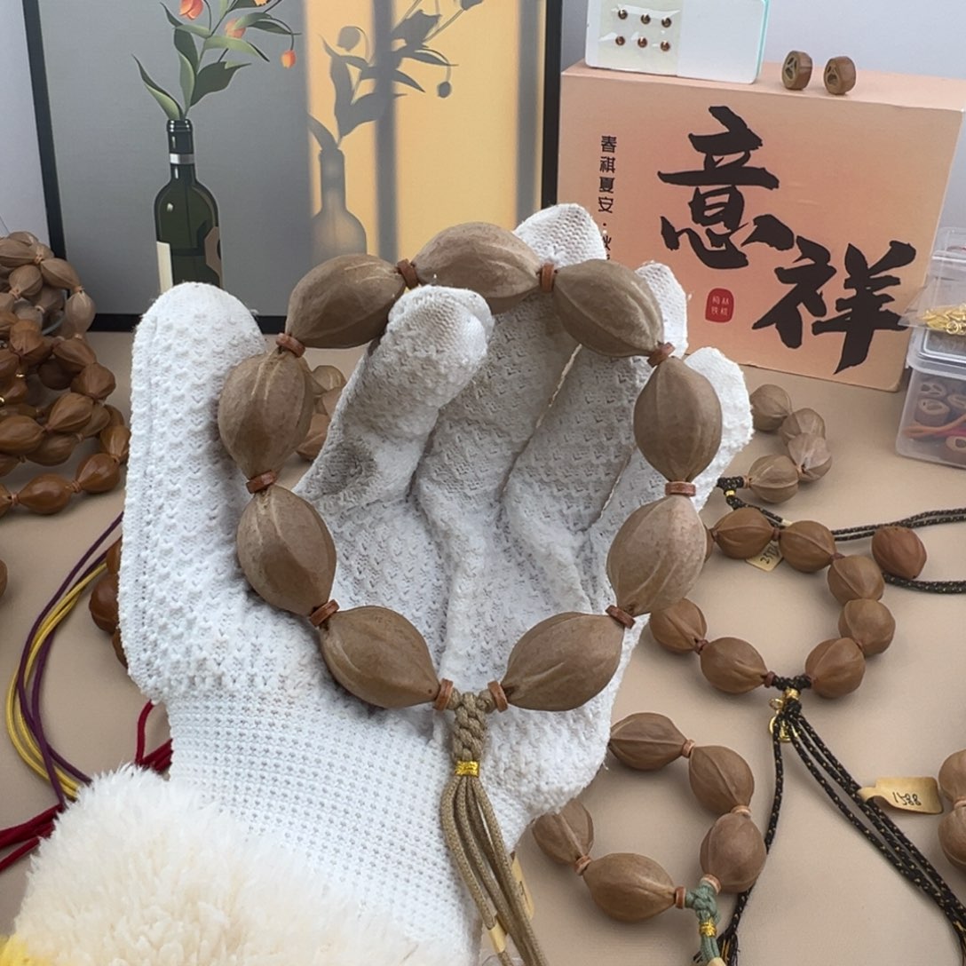 吃****橄榄核手串/手链18×27手捻梅林铁核
