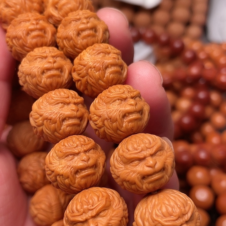 猴头核桃手串高*黑