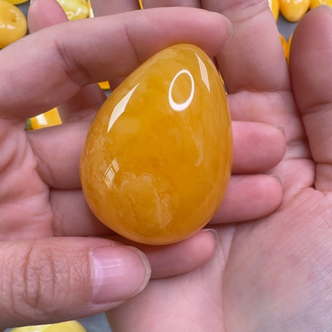 蜜蜡毛衣链未镶嵌
