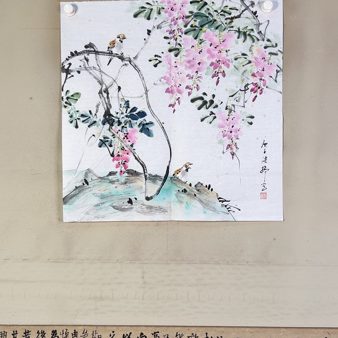 国画307 牡丹等植物生长于这里生长