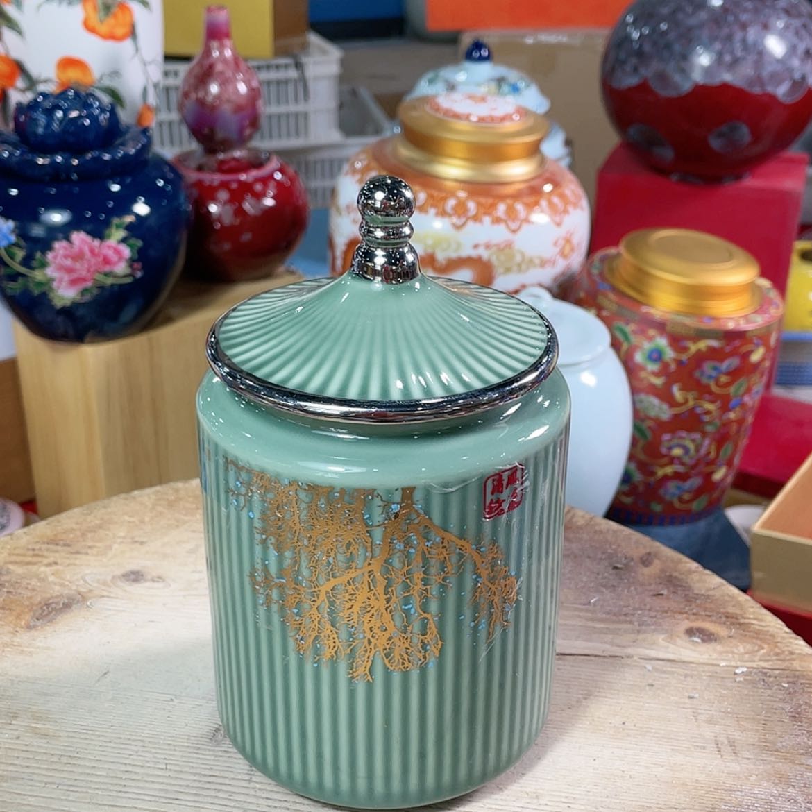 【闪购商品】罐陶瓷茶叶罐密封罐