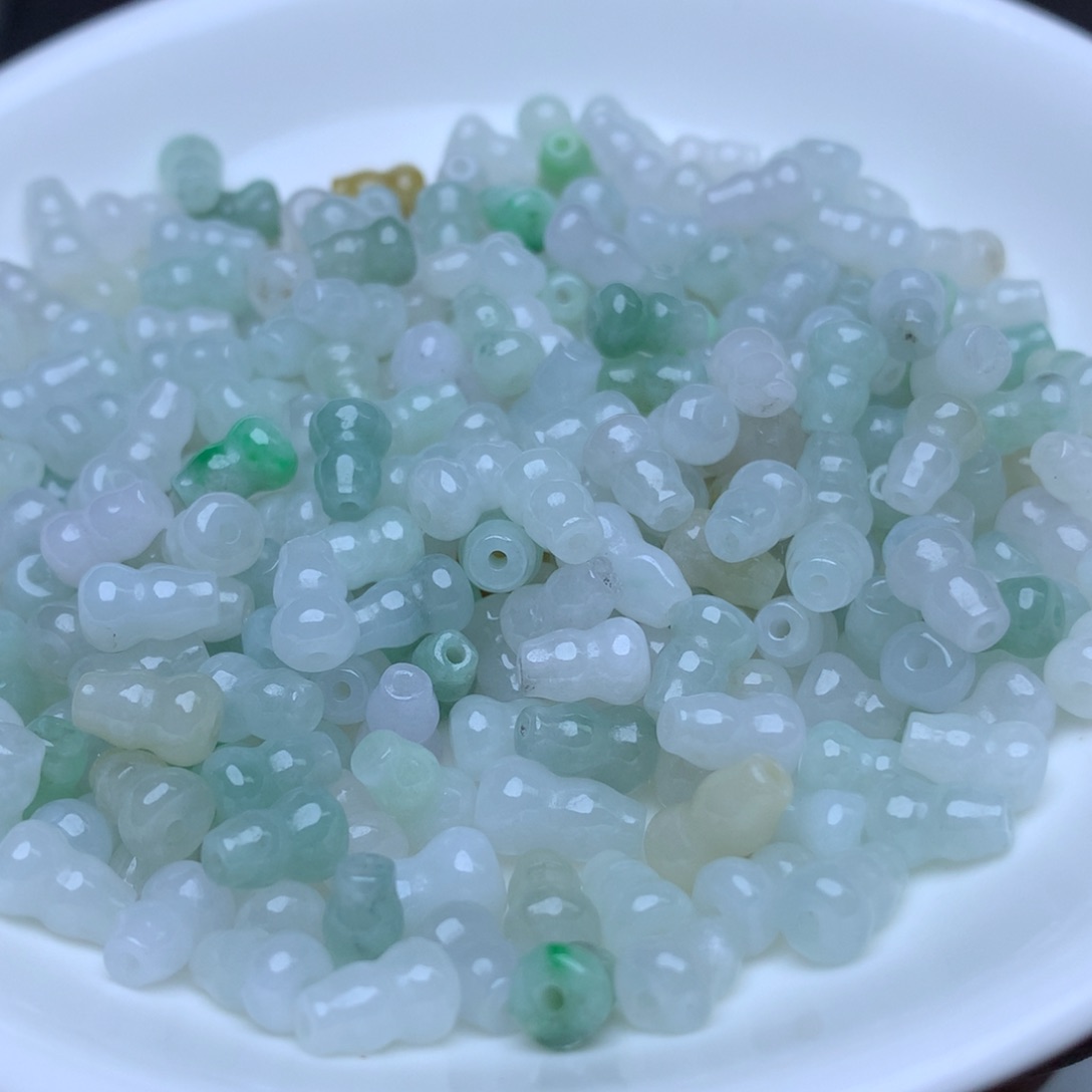 【闪购商品】翡翠手链未镶嵌卡5乘7.4冰葫芦50个