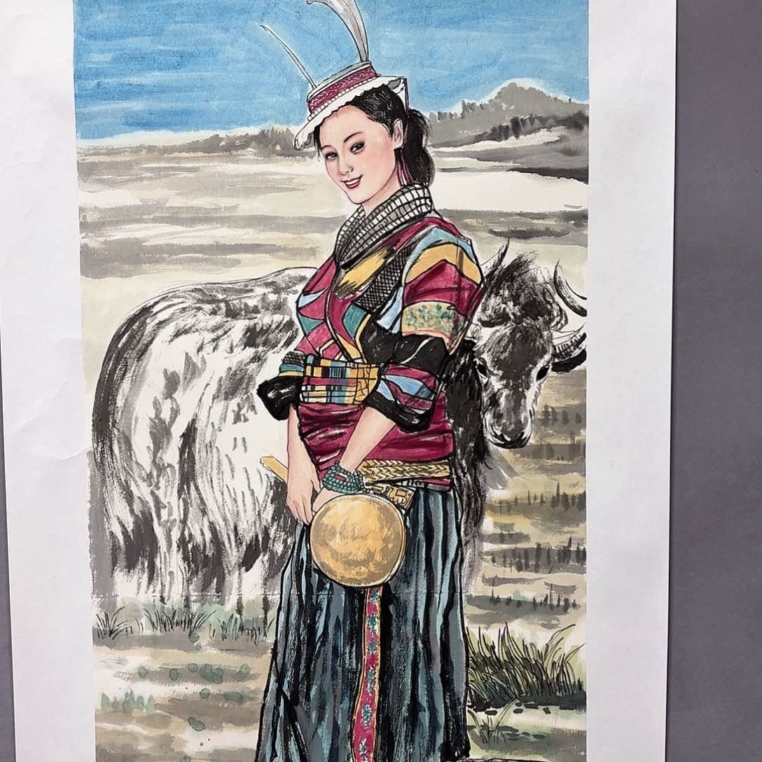 国画国画纯手绘作品请放心去藏