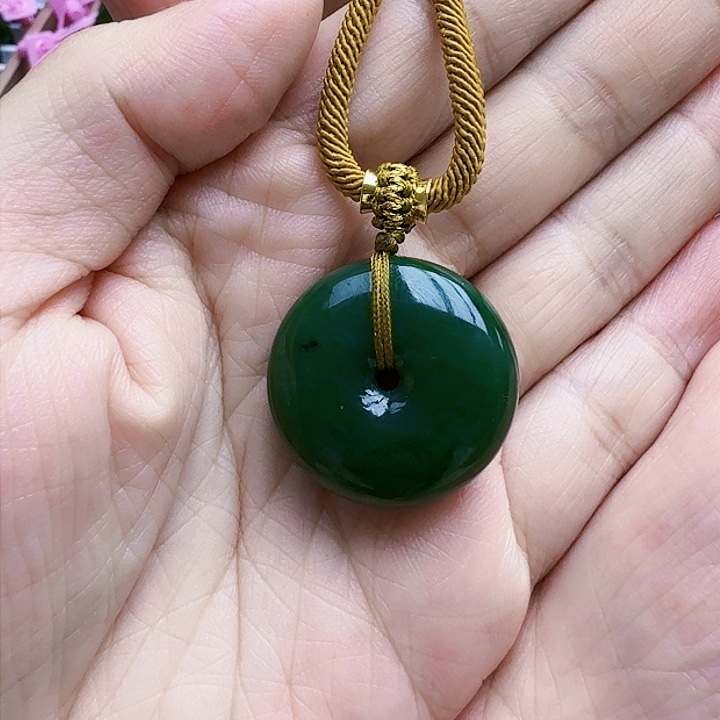 和田玉（碧玉）挂坠未镶嵌